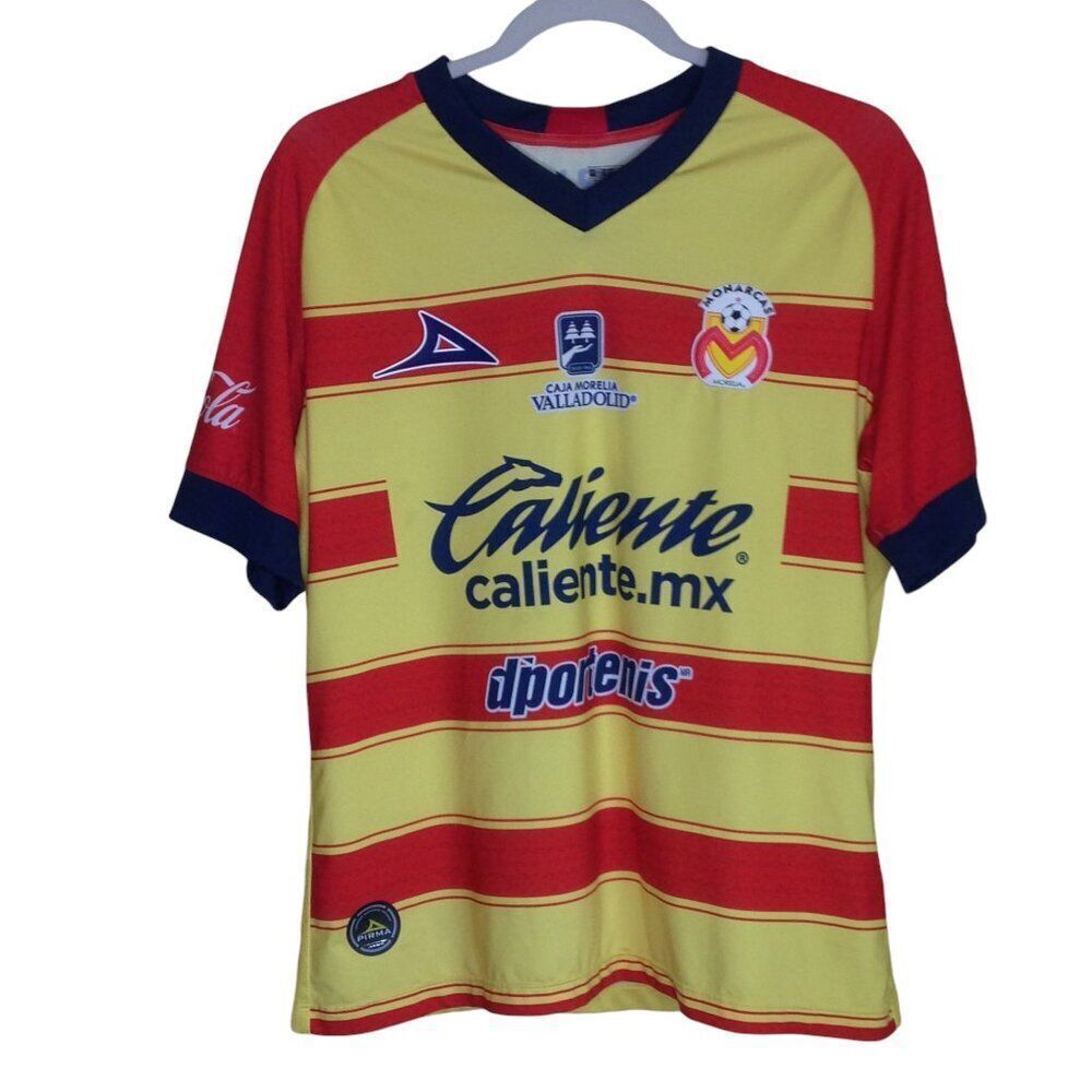 Pirma Jersey Monarcas Morelia Red/Yellow Small
